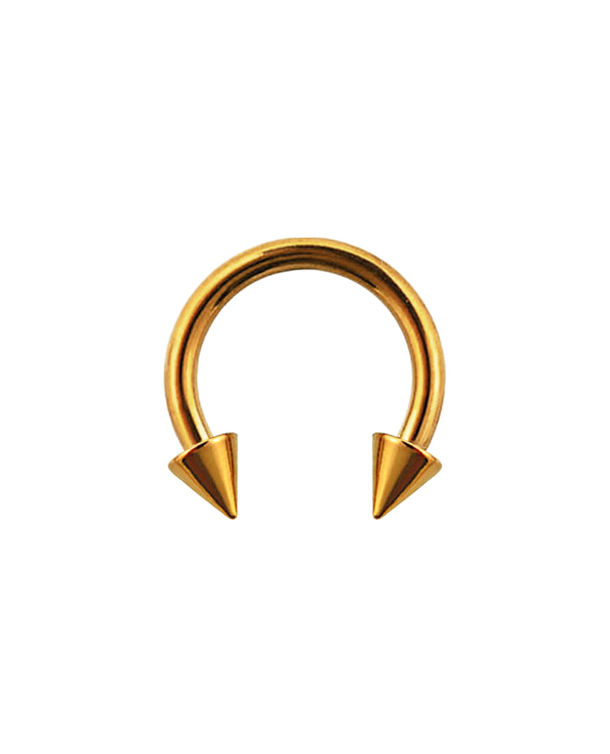 Rose gold deals horseshoe septum ring