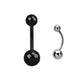 Black - 14g - Navel Barbell