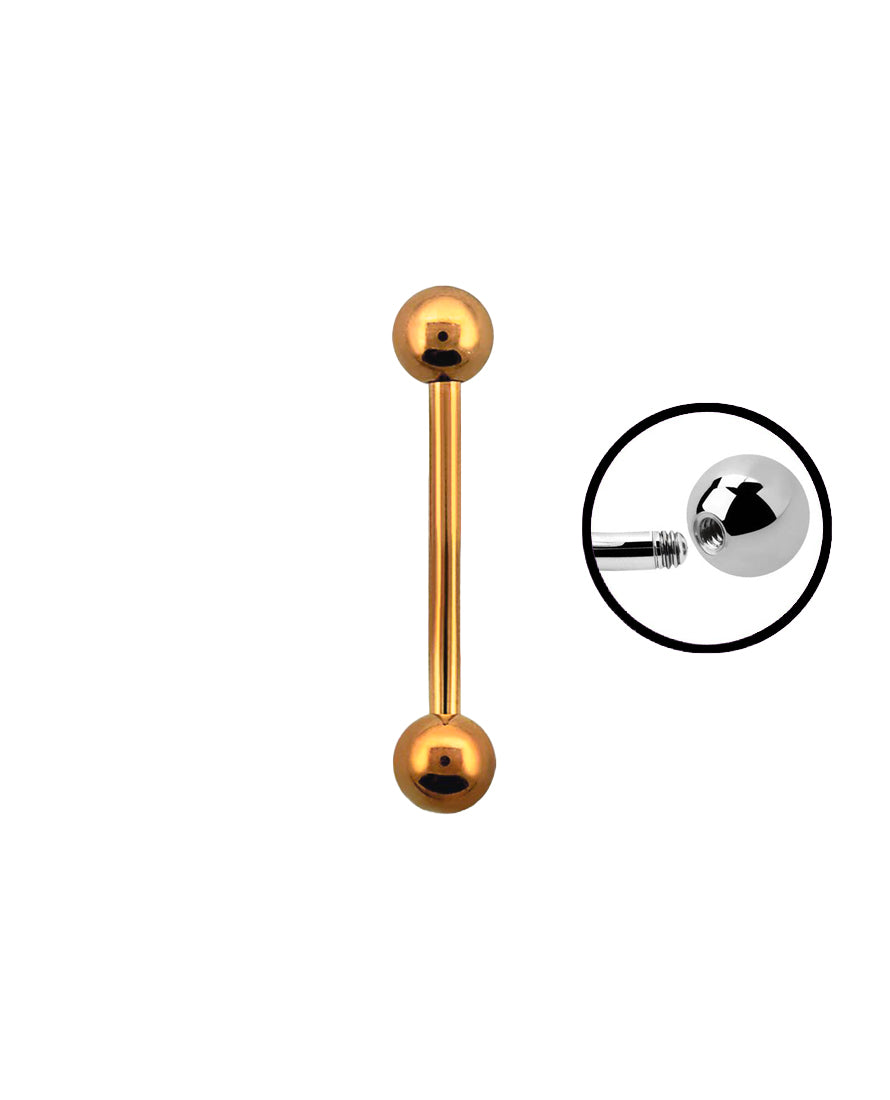 Rose on sale gold barbell